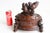 Swiss Oval Jewelry Box in Carved Walnut, 1880 For Sale - Image 9 of 13