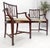 Mid-Century Modern Pair of Very Fine Carved Mahogany Open Arm Faux Bamboo Arrows Armchairs MINT For Sale - Image 3 of 16