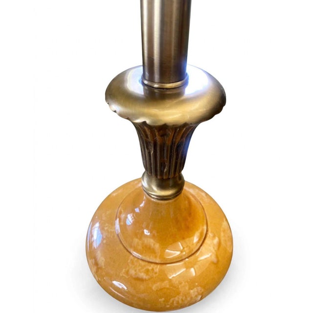 Brass Vintage Mid Century Modern Rembrandt Table Lamps - Pair For Sale - Image 8 of 12