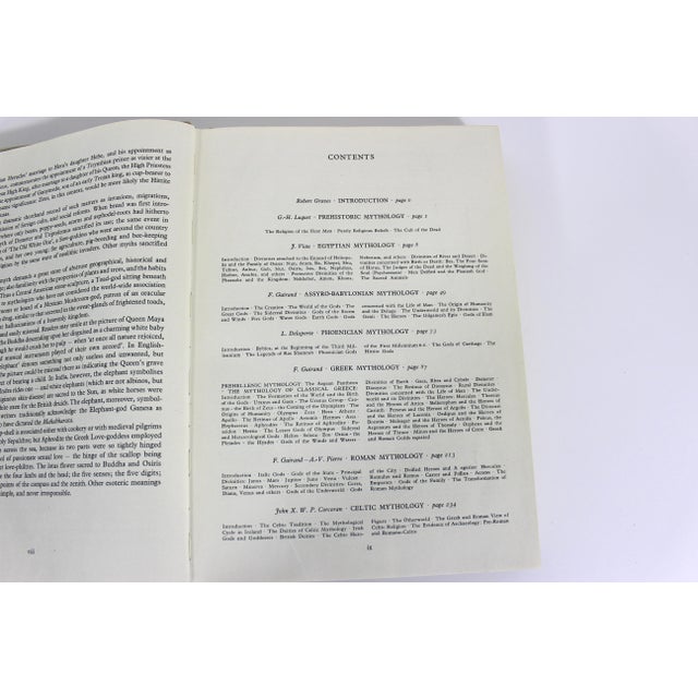 1960 Mythology Larousse Encyclopedia of Mythology Coarse Linen Hard Cover Book With Dust Jacket For Sale - Image 12 of 18