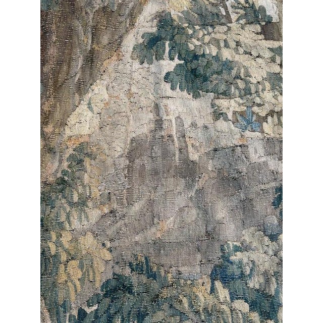 18th Century Aubusson Rest in the Forest Tapestry For Sale - Image 4 of 18