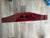 Plastic Extra Large Burgundy Lucite Serving Tray For Sale - Image 7 of 9