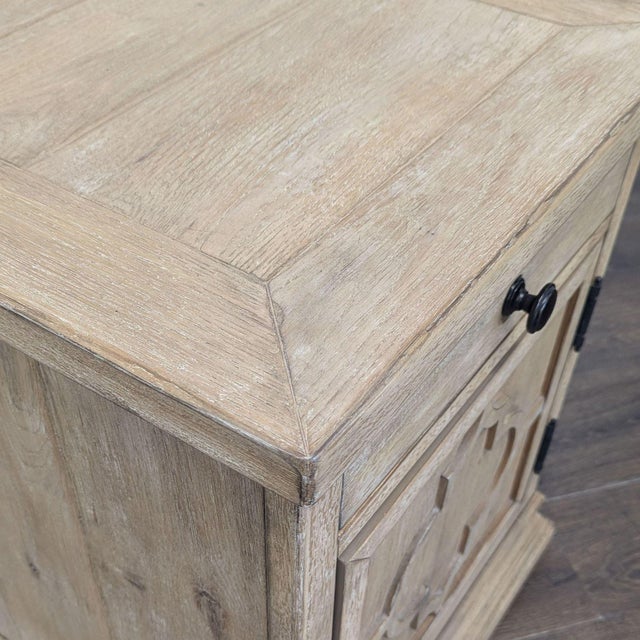 Wood Pair of Pottery Barn Lorraine Nightstands For Sale - Image 7 of 10