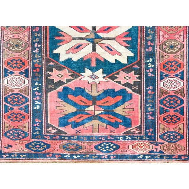 Early 20th Century Persian Kazak Rug For Sale In Chicago - Image 6 of 15