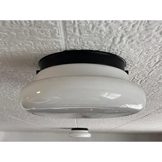 Mid-Century Modern Design Midcentury Wall or Ceiling Lamps, Flushmounts, 1970s, Set of 2 For Sale - Image 3 of 7