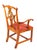 Wood Late 20th Century Eight D. R. Dimes Chippendale Style Tiger Maple Dining Chairs For Sale - Image 7 of 8