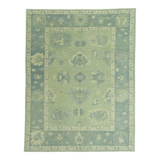 Turkish Oushak Rug 9'2" x 11'10" #19054 For Sale