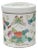 Chinese Famille Rose Butterfly & Gourd Tea Leaf Jar, C. 1920 For Sale