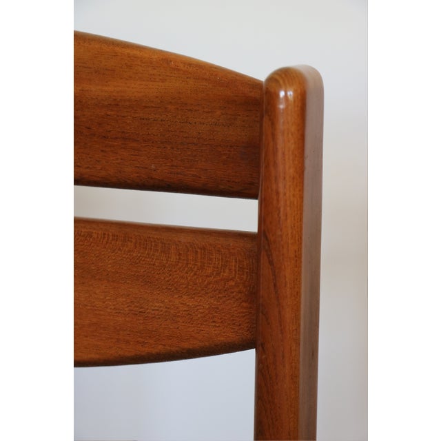Beige Vintage Chairs in Cotton and Linen Upholstery, 1970s, Set of 4 For Sale - Image 8 of 15