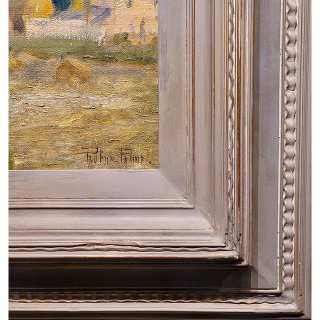 Pauline Palmer -Walking the Backstreet of Provincetown W/ Roofs Tops View-Oil Painting For Sale - Image 9 of 12