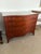 Wood Matched Pair of Georgian Oxbow Front Chests, Mahogany, One Signed Joseph Rawson of Providence, Circa 1790-1810 For Sale - Image 7 of 12
