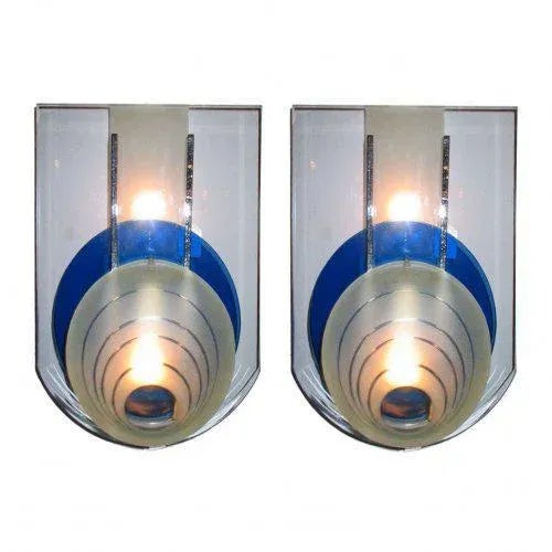 Mid-Century Modern Wall Lights from Fontana Arte, 1960s, Set of 2 For Sale - Image 3 of 3