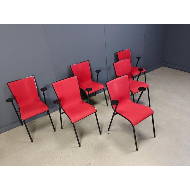Vintage Occhio Chairs by Roel Vandebeek for Drisag, 2000s, Set of 6 For Sale - Image 11 of 17
