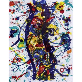 Sam Francis, Abstract Lithograph, Ed. 23/55, 1986, Lithograph For Sale