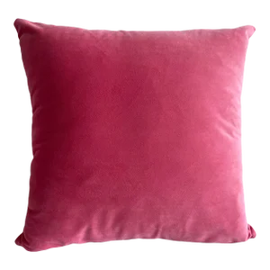 Contemporary 16 X 16 Bubble Gum Pink Performance Fabric Pillow Cover by Christi Tasker Miami