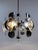 Space Age Chrome Chandelier in Crystal Glass Optic Lens by Oscar Torlasco, 1970s For Sale - Image 14 of 18
