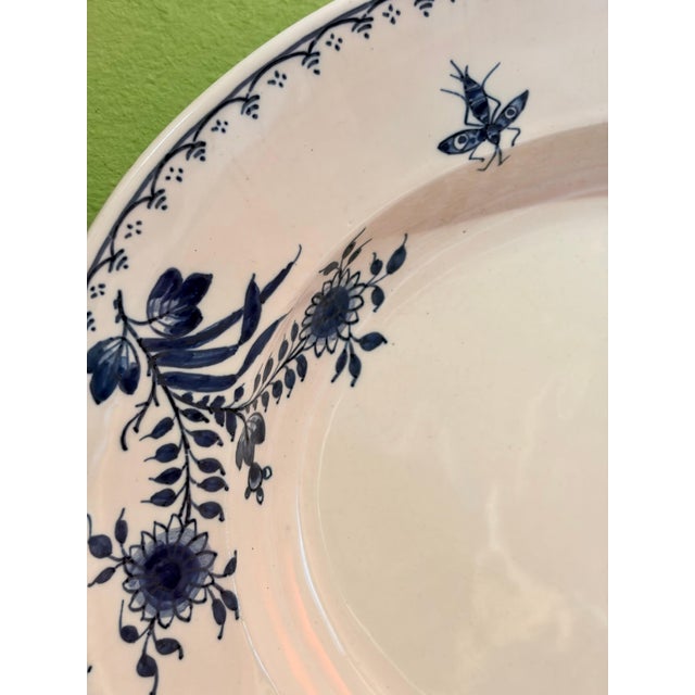 18th Century Viennese Blue and White Porcelain Dinner Plates, Set of 44 For Sale - Image 12 of 18