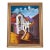 Original Mediterranean Village Landscape Oil Painting Signed For Sale