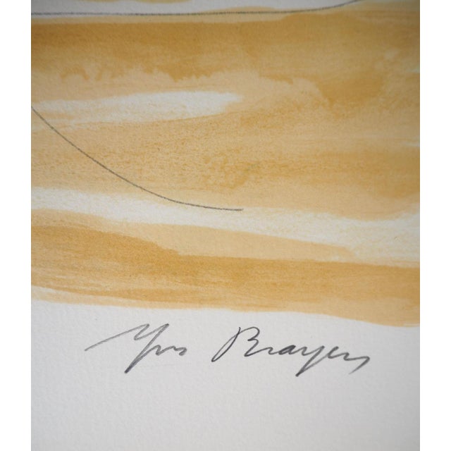 Yves Brayer, Merchants of the Old Port, Original Signed Lithograph For Sale - Image 4 of 7