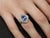 Late 20th Century 4.26ct Gia Ceylon Cornflower Blue Sapphire 0.71ct Diamond Platinum Ring Size 6.5 For Sale - Image 18 of 18