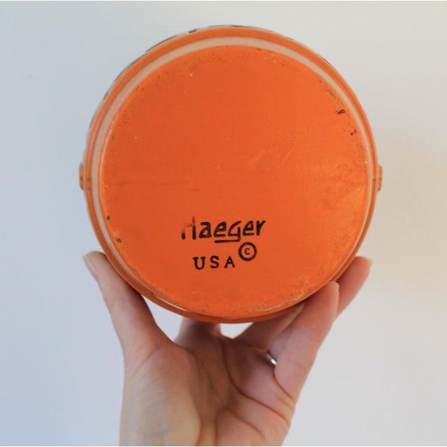 Vintage Haeger Pottery Geometric Vase For Sale - Image 11 of 11
