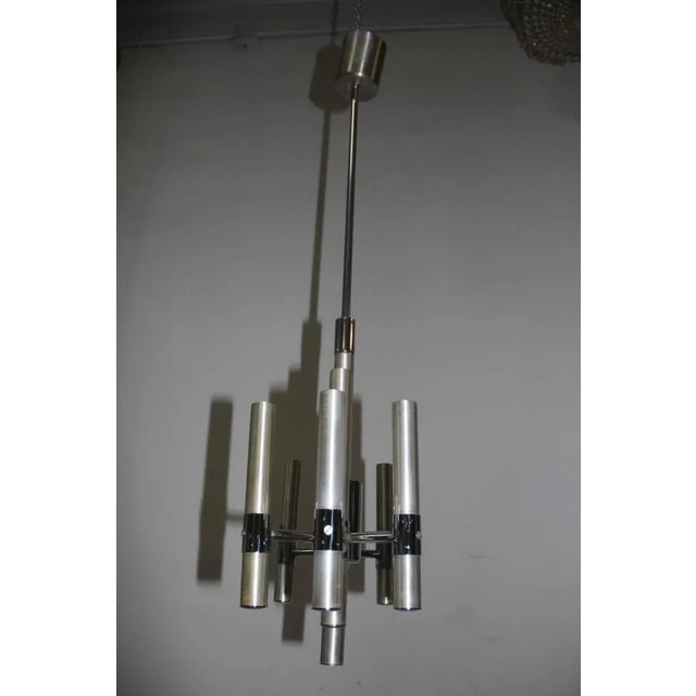 Minimalist Chandelier, 1970s For Sale - Image 4 of 10