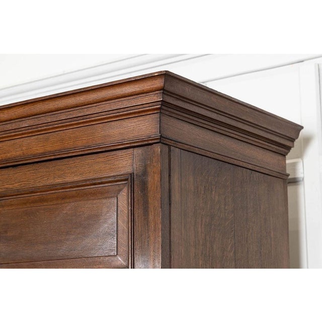 Large 19th Century English Oak Housekeepers Cupboard, 1895 For Sale - Image 9 of 18