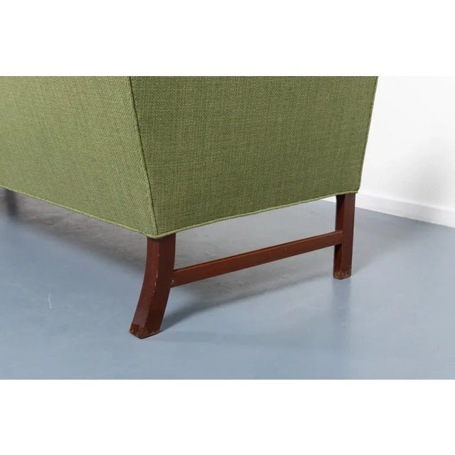 Wood Sofa by Ole Wanscher for A.J. Iversen For Sale - Image 7 of 10