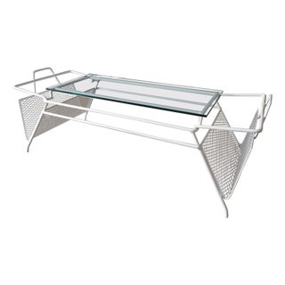 Mid 20th Century Maurizio Tempestini Iron Cocktail Magazine Table for Salterini For Sale