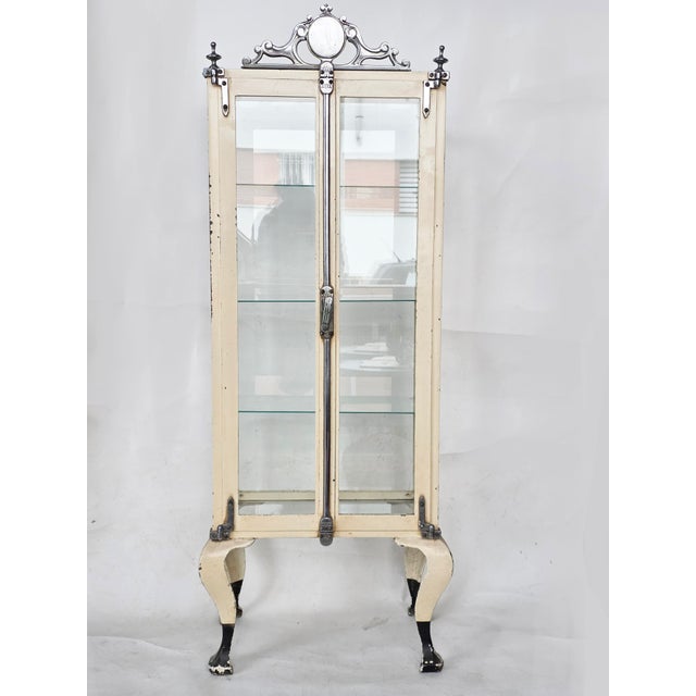Vintage Iron Display Cabinet, 1930s For Sale - Image 10 of 10