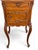 19th Century French Bedside Walnut Cabinet Marble Top Insert Marble. For Sale - Image 15 of 18