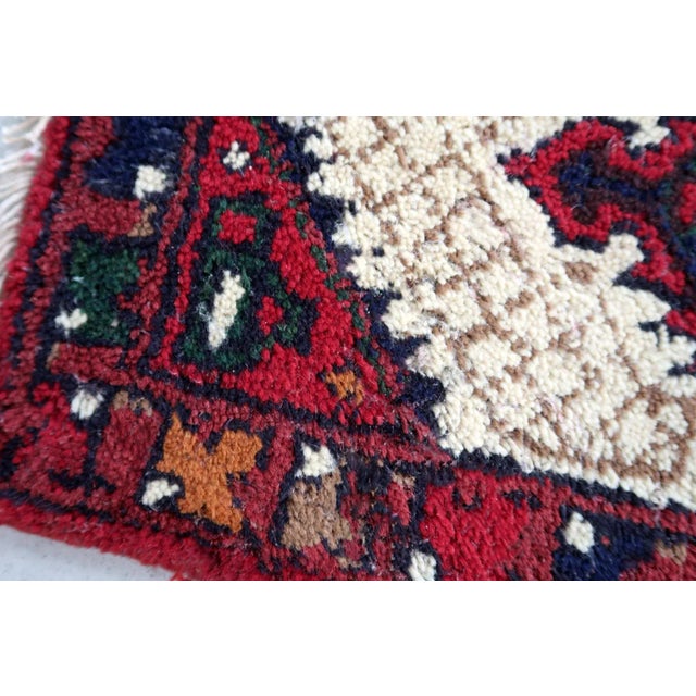 Persian 1970s Vintage Persian Handmade Hamadan Mat For Sale - Image 3 of 9