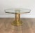Metal Octagonal Brass and Glass Design Coffee Table, French, circa 1970 For Sale - Image 7 of 13