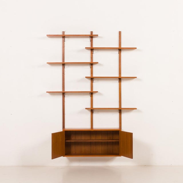 Mid-Century Scandinavian Teak Wall Unit, 1970s For Sale - Image 6 of 16