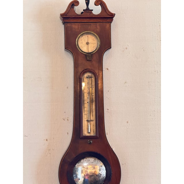 George III Mahogany Barometer For Sale - Image 11 of 13