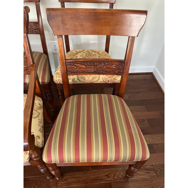 Set of 8 Ethan Allen British Classics MacKenzie Dining Chairs For Sale In Washington DC - Image 6 of 12
