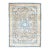 1970s Vintage Persian Handmade Wool Cotton Blue Area Rug For Sale