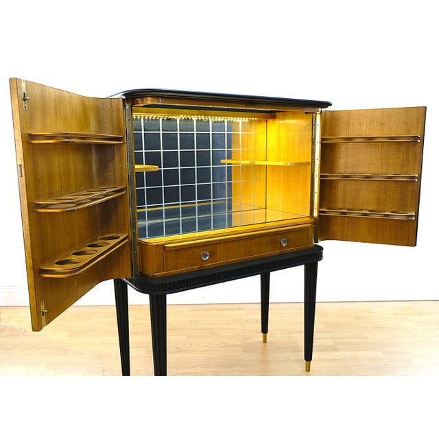 Swedish Modern Bar Cabinet from Tribeca, Sweden, 1940s For Sale - Image 4 of 8