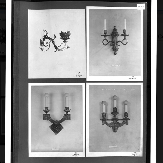 Set of 6 Edward F Caldwell Gilt Bronze Two Arm Sconces, 1910-1925 For Sale - Image 12 of 12