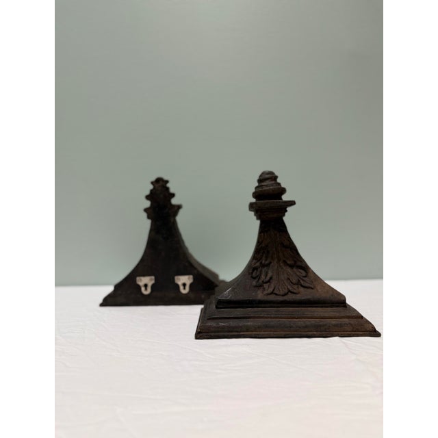 American Pair of Vintage Carved Wood Wall Shelves For Sale - Image 3 of 12