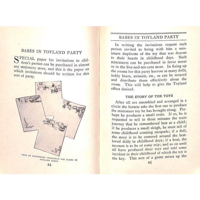 "A Book of Original Parties" 1926 Owen, Ethel For Sale In New York - Image 6 of 8