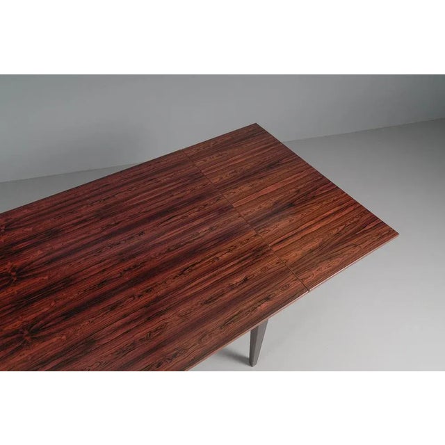 Scandinavian Rosewood Folding Dining Table, 1960s For Sale - Image 12 of 13