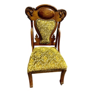 Late 19th Century Ladies Parlor Chair For Sale