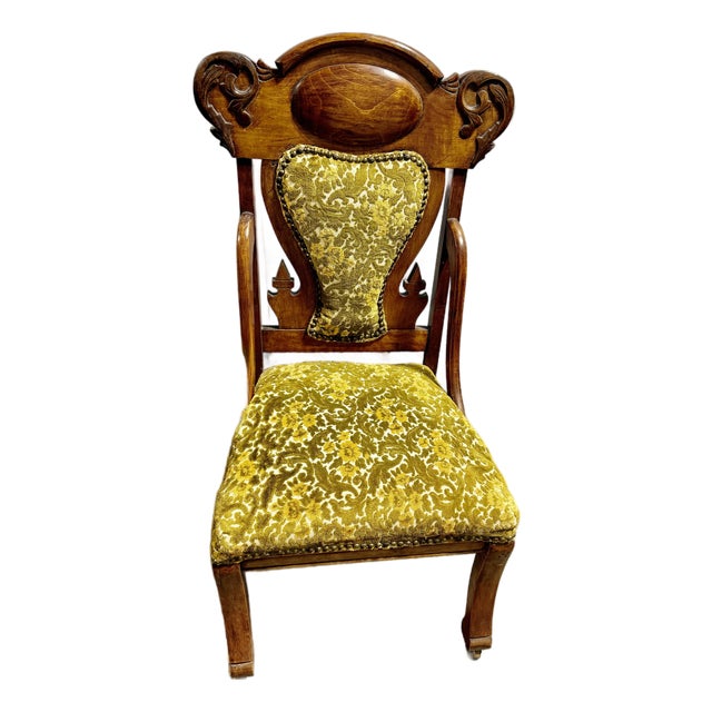 Late 19th Century Ladies Parlor Chair For Sale