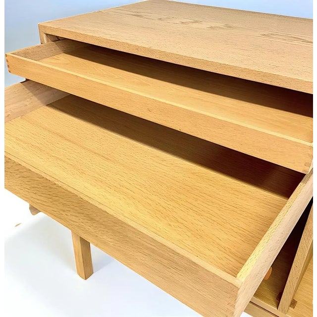 Mid-Century Modern Sideboard in Oak with Brass Fittings attributed to Kurt Ostervig for A/S Randers, Denmark, 1960s For Sale - Image 12 of 18