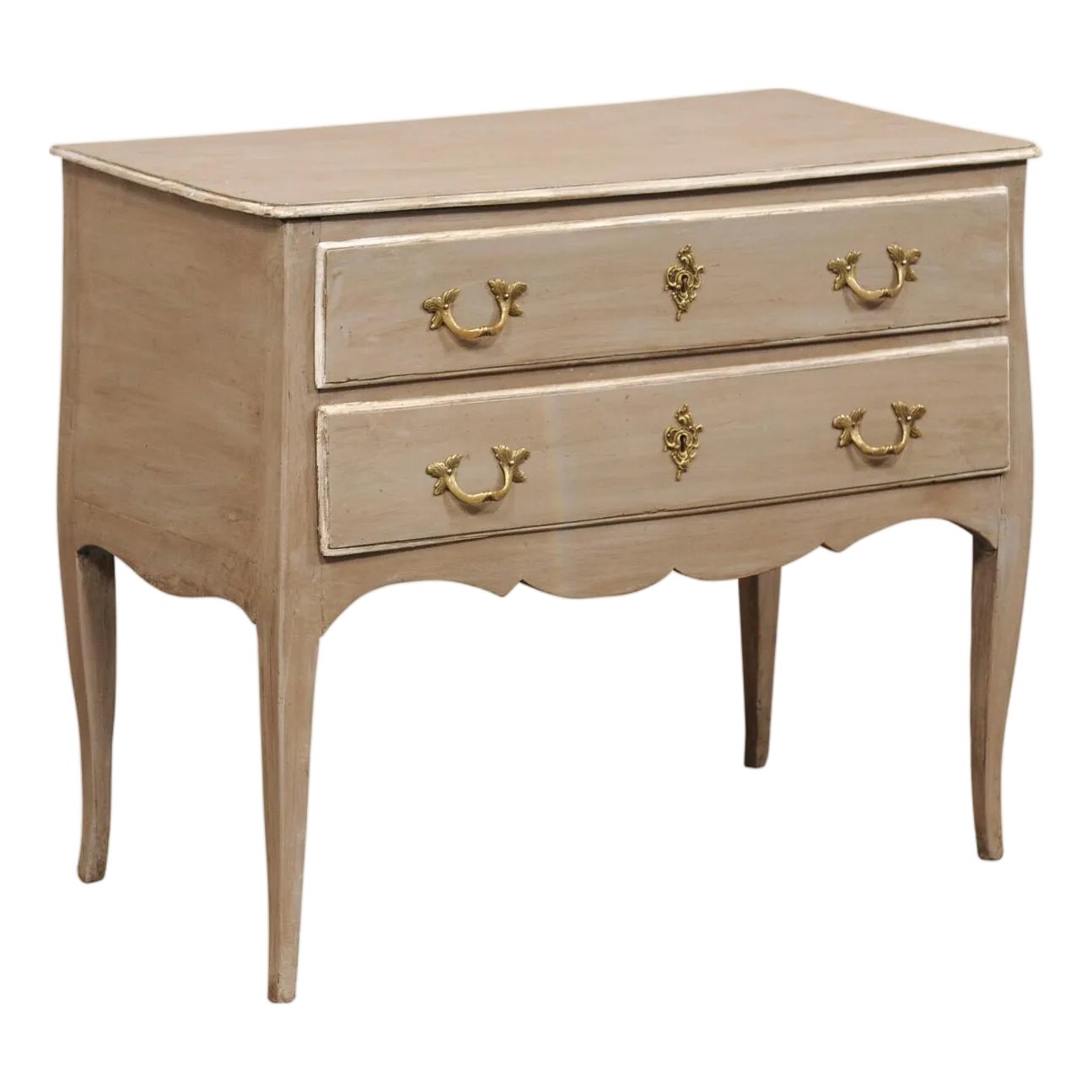 Early 19th Century French Raised 2-Drawer Chest | Chairish