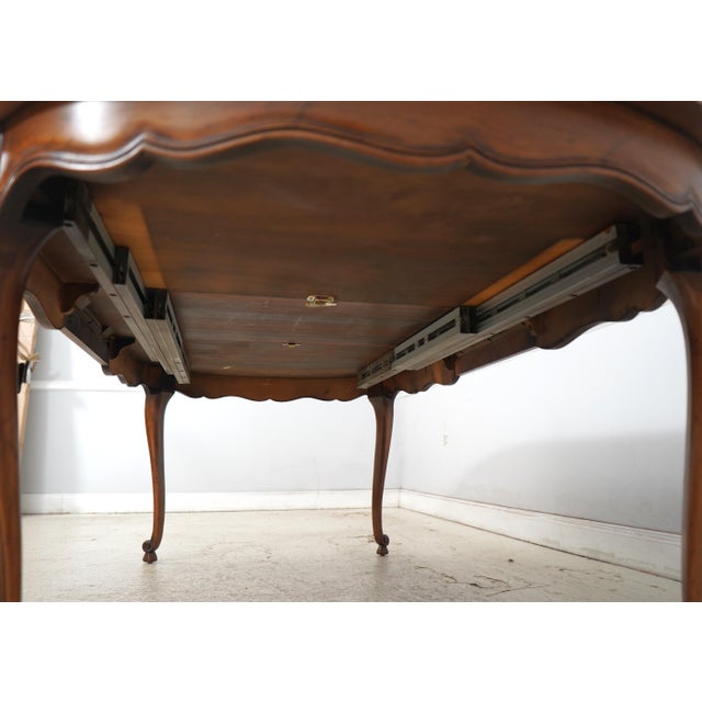 Baker French Walnut Dining Room Table For Sale - Image 18 of 18