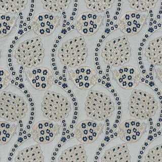 Schumacher Persephone Fabric in Celestial For Sale