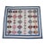 Vintage Handmade American Pinwheel Variant Postage Stamp Patchwork Quilt 76" For Sale