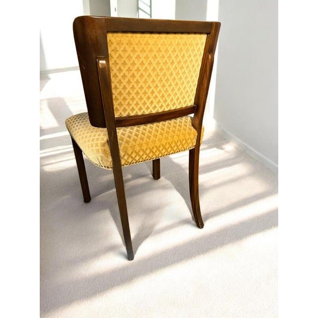 1930s German Modern Mahogany Chairs, 1930, Set of 4 For Sale - Image 5 of 10